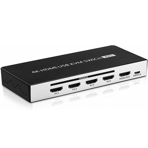 TOMLOV 4K HDMI KVM SWITCH 4X1 (no Power Require)